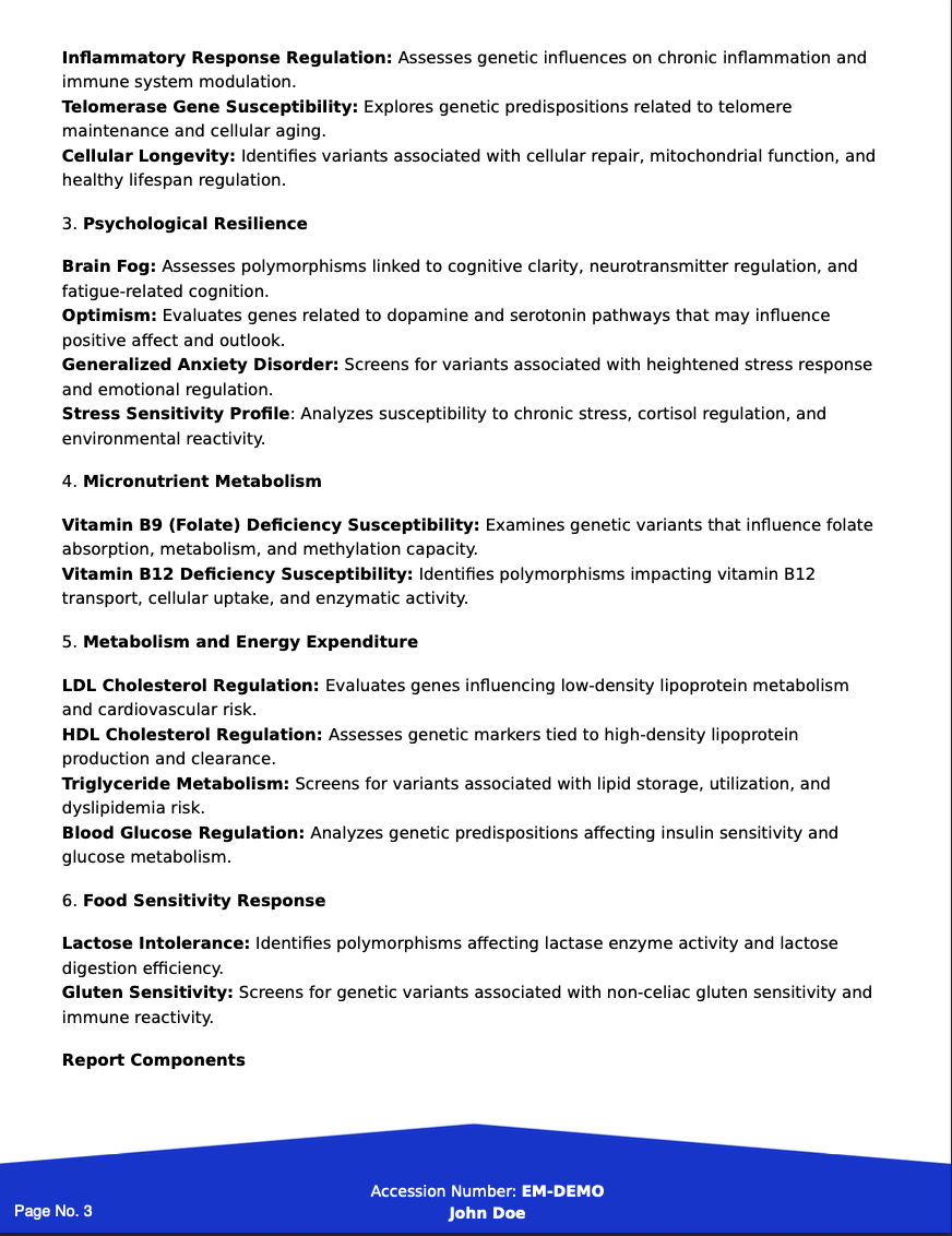 Strata Wellness & Longevity Panel