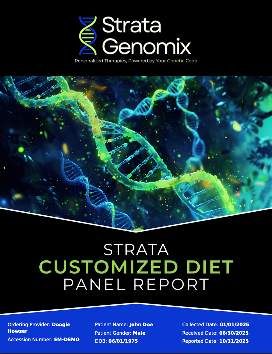 Strata Metabolic & Nutrition Blueprint Panel